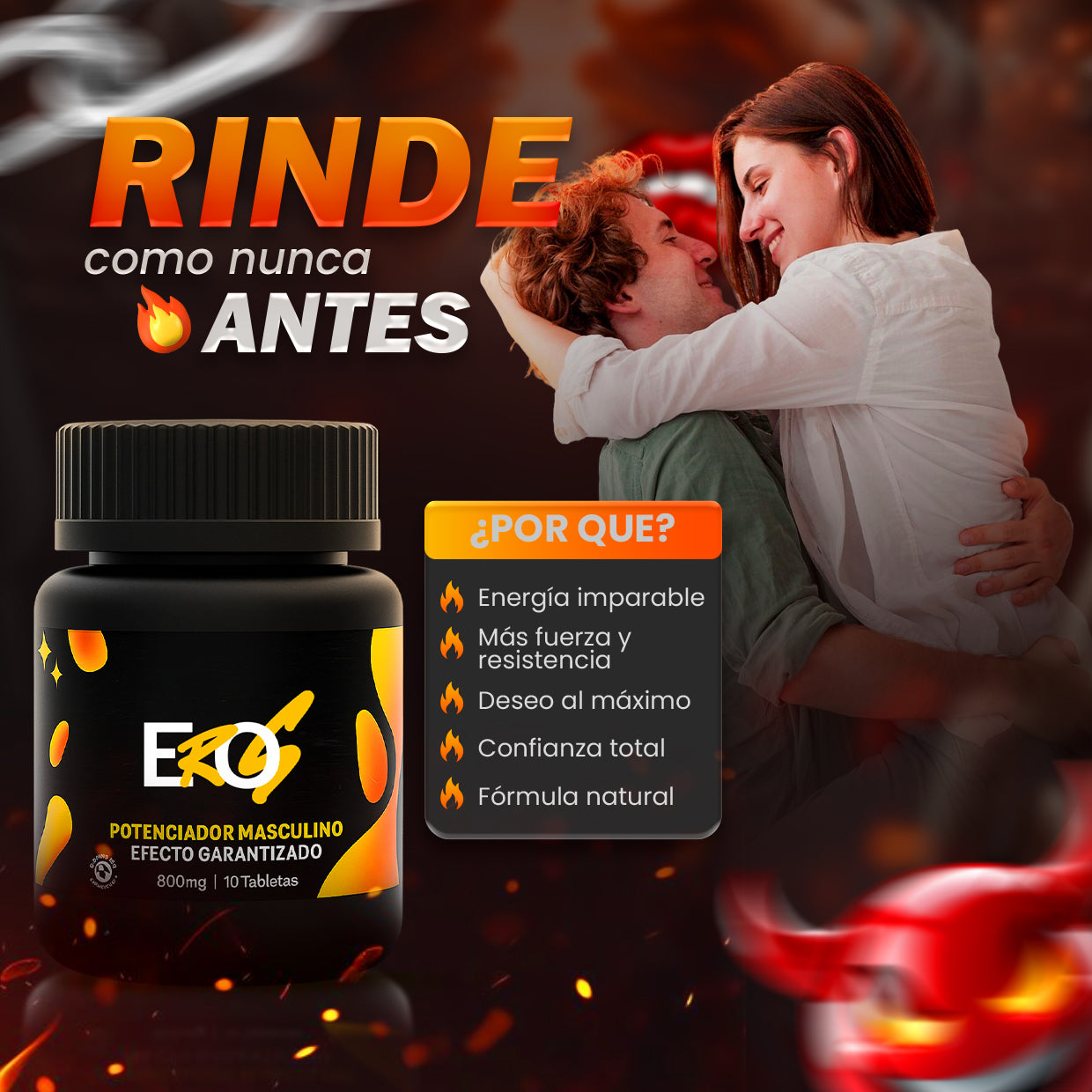 Eros - Potenciador Masculino 100% Natural