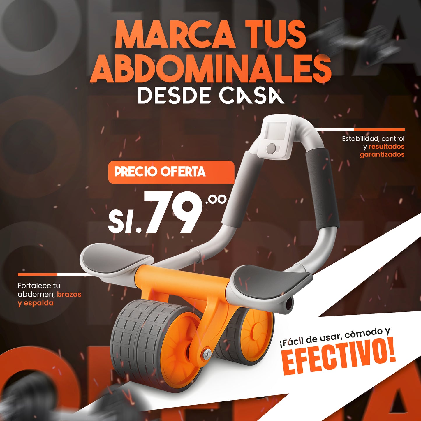 🏋️‍♂️ Rodillo Abdominal AbdoFlex™