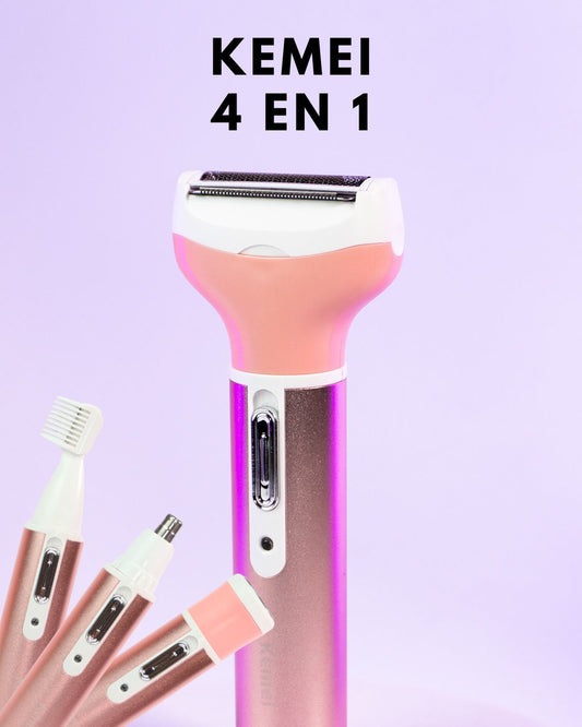 Kemei 4 en 1 – Depilación Fácil y Sin Dolor