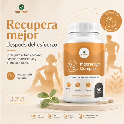 MAGNESIUM COMPLEX 8 MINERALES DE MAGNESIO - ADIOS ESTRES