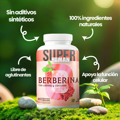 Berberina HCL Superhuman™ con Canela y Cúrcuma